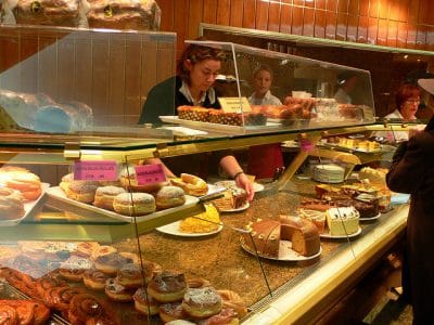 Cake shop in Munich, Germany