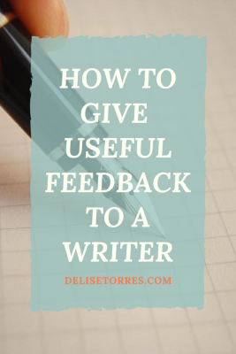 5 tips to keep in mind when giving feedback to a writer