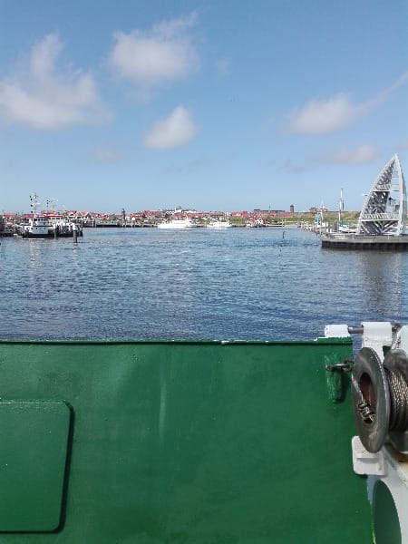 View of Juist from Ferry