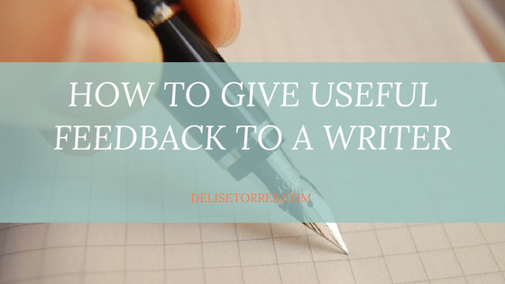How to Give Useful Feedback to a Writer Post Image