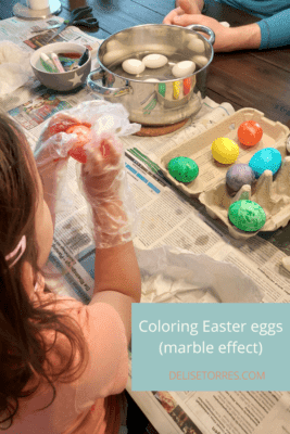 Coloring Easter Eggs