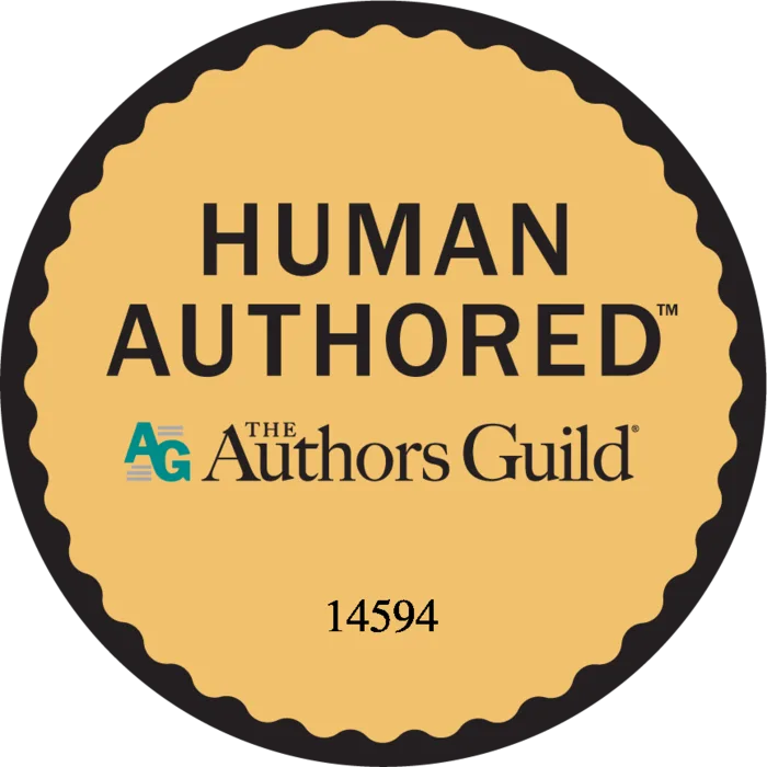 Authors Guild logo for Human Authored