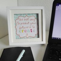 Quote "The best way to predict your future is to create it," from "5 Ways I'm Manifesting my Author Career" by Delise Torres